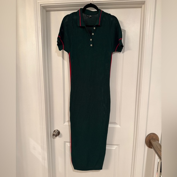 Fashion Nova Green Crochet Dress - Picture 3 of 4